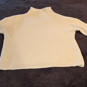 Cream Turtleneck Sweater